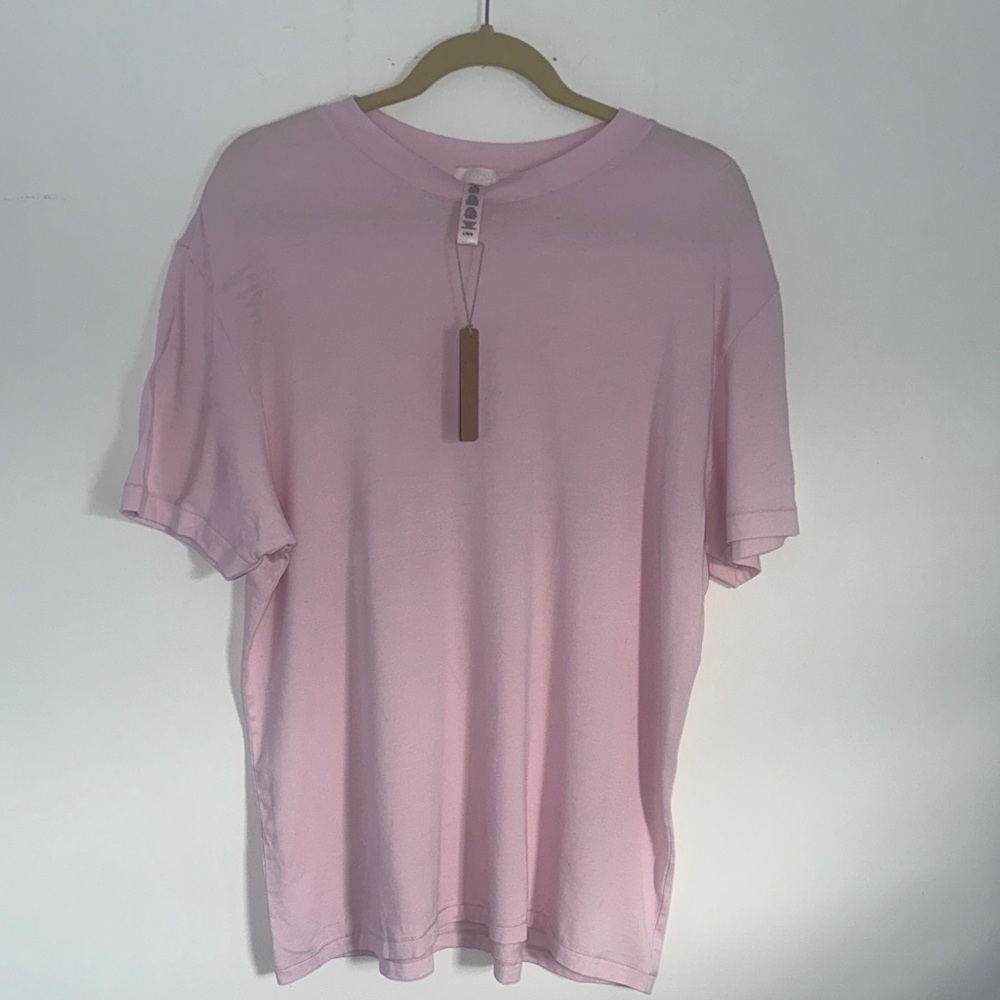 SKIMS Light Pink Oversized Short Sleeve Tee